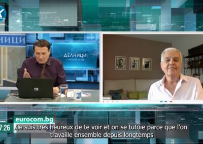 Brefs extraits de la participation de Nicolaï Tomov dans différentes émissions de chaînes TV bulgares